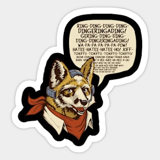 What Does the Star Fox Say Sticker